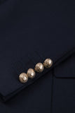 Dark Navy 2 Piece Single Breasted Men's Suits
