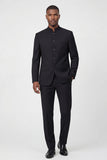Single Breasted Black 2 Piece Men's Prom Suits