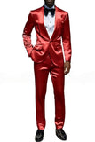 2 Piece Champagne Shawl Lapel One Button Men's Prom Suits