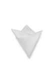 Black Satin Pocket Square