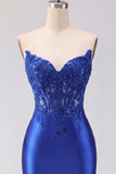 Red Satin Sweetheart Beaded Sheer Corset Short Prom Dress