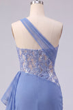 Sparkly Grey Blue Ruched Corset Tight Short Homecoming Dress with Lace