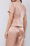 Peaked Lapel Dusty Rose 2 piece Women's Work Suits