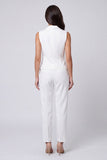 Ivory Lapel Single Breasted 2-piece Work Suits