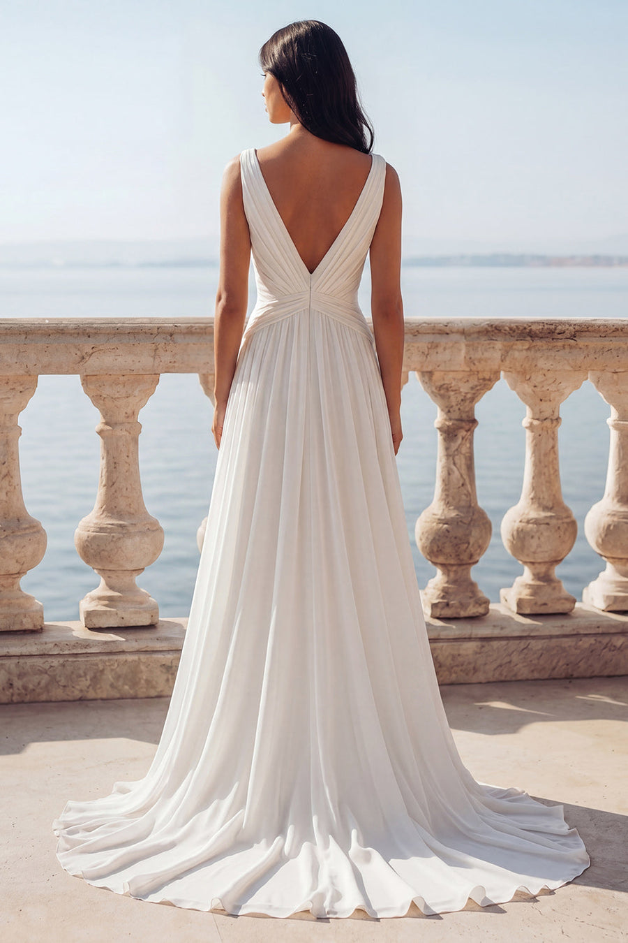 beach wedding dresses canada – Zapaka CA bluelinendress_sizeguide