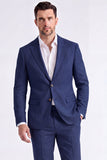 2 Piece Beige Single Breasted Peak Lapel Men's Suits