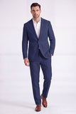 Light Khaki 2 Piece Notched Lapel Single Breasted Men Formal Suits
