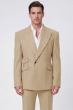 Black 2 Piece Peak Lapel One Button Men Prom Suits