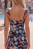Yellow Floral Sequin Embroidered Sweetheart Bodycon Homecoming Dress