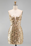 Sparkly Mint Green Bodycon Corset Lace Up Back Sequins Short Homecoming Dress