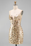 Sparkly Mint Green Bodycon Corset Lace Up Back Sequins Short Homecoming Dress