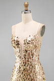 Sparkly Mint Green Bodycon Corset Lace Up Back Sequins Short Homecoming Dress