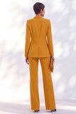 Vintage Acacia Fitted Notched Lapel Long Sleeves Women Suits
