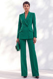 Vintage Acacia Fitted Notched Lapel Long Sleeves Women Suits