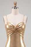Fuchsia Metallic Ruched A-Line Tiered Spaghetti Straps Short Homecoming Dress