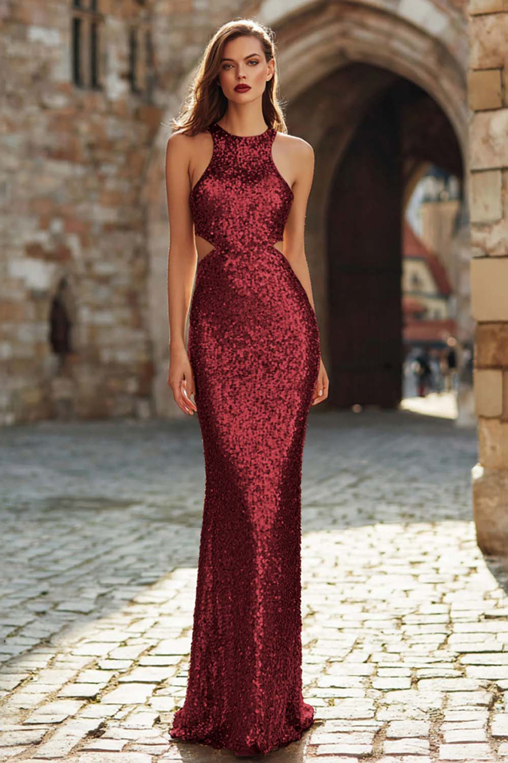cut out holiday dress VIVI IL MOMENTO