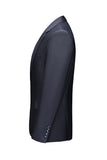 Black Notched Lapel Two Buttons Men's Wedding Suits