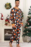 Halloween Family Pumpkin Printed Pajamas Set