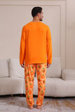 Halloween Orange Pumpkin Family Pajama Set