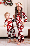 Burgundy Bear Family Pajama Set