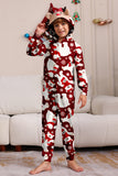 Burgundy Bear Family Pajama Set