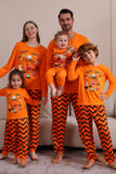 Orange Halloween Family Matching Pajama Set