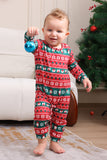 Dark Green Christmas Family Matching Pajamas Set