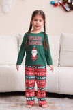 Dark Green Christmas Family Matching Pajamas Set