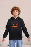 Evil Black Pumpkin Hooded Family Sweatshirts