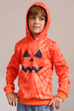 Orange Halloween Family Suit Long Sleeve Hooded Sweatshirt