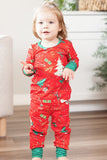 Red Christmas Tree Printed Family Matching Pajama Sets