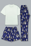 Light Green Animal Printed Matching Family Pajamas