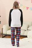 Black and White Tree Printed Family Christmas Pajamas