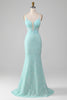 Load image into Gallery viewer, Sequins Sparkly Mermaid Prom Dress with Slit