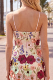 Black Spaghetti Straps Sheath Graduation Dress with 3D Flowers