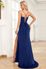 Load image into Gallery viewer, Royal Blue Spaghetti Straps Mermaid Prom Dress