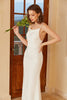 Load image into Gallery viewer, Simple Mermaid Boho Wedding Dress