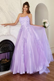 Elegant Lavender A-line Prom Dress