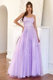 Elegant Lavender A-line Prom Dress