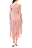 Pink High-low Lace Dress