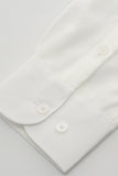 White Men's Long Sleeves Suit Shirt