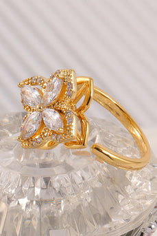 Golden Ring with Beading