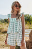 Load image into Gallery viewer, Plaid Square Neck Summer Top &amp; Short