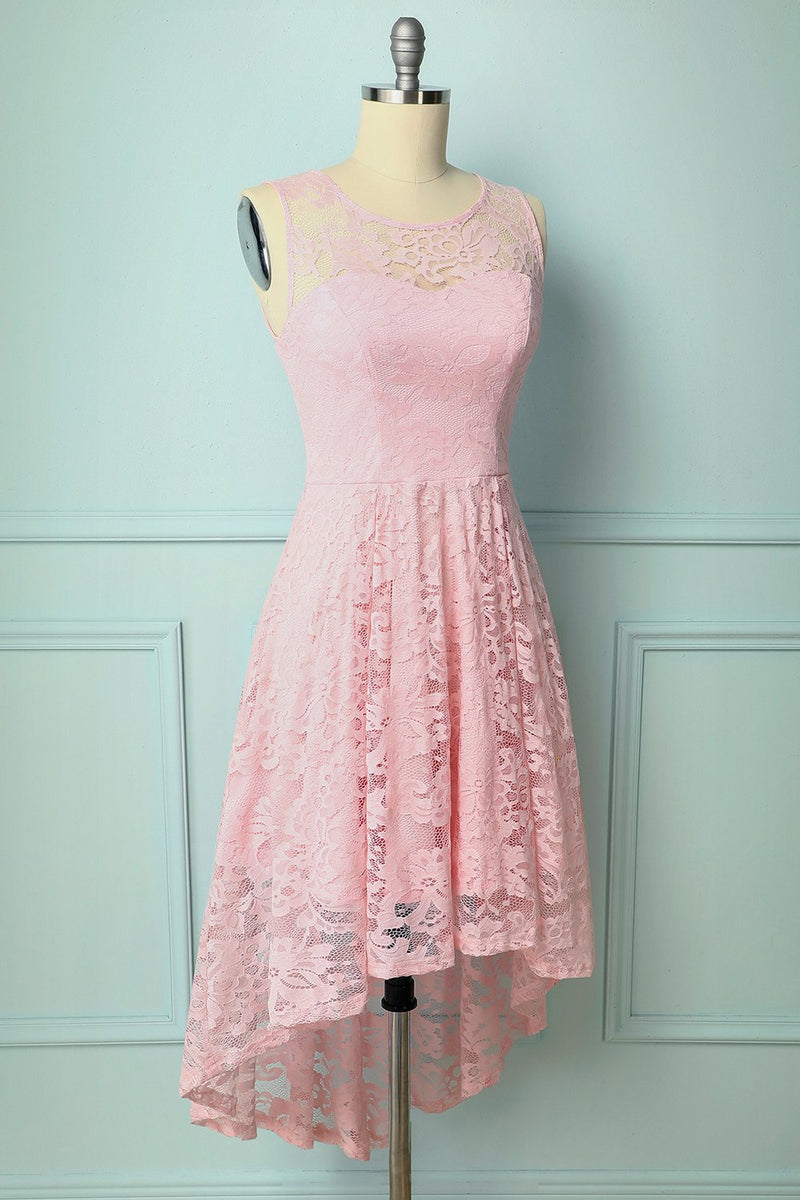 Load image into Gallery viewer, Asymmetrical Pink Lace
