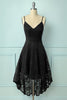 Load image into Gallery viewer, Straps Black Lace Dress