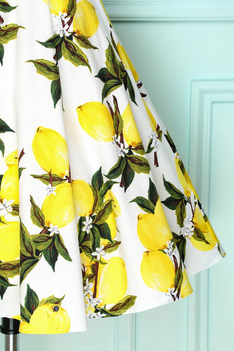 Load image into Gallery viewer, Halter Lemon Dress