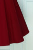 Load image into Gallery viewer, 1950s Burgundy Dress