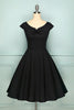 Load image into Gallery viewer, Black 50s Dress