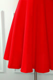 Red Solid Dress