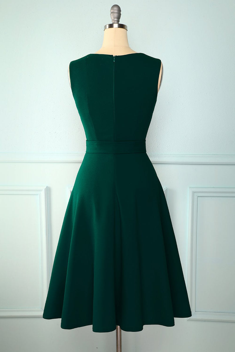 Load image into Gallery viewer, Soft Dark Green Dress